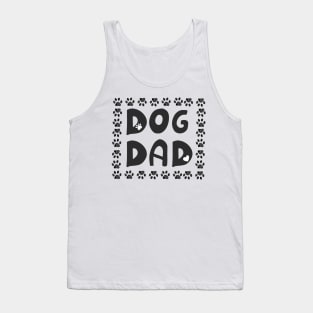 Hand written ''DOG DAD'' text Tank Top